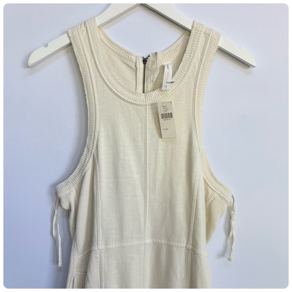 NWT Anthropologie Daily Practice Horizon Wide-Leg Knit Jumpsuit , size M/L - Picture 13 of 17